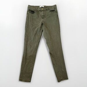 Gap Jeans Women's Size 29r‎ True Skinny Green Mid Rise Stretch 29x27